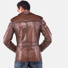 Load image into Gallery viewer, Mens Glamorous Stylish Leather Blazer
