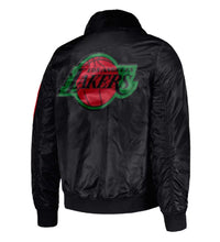 Load image into Gallery viewer, Los Angeles Lakers Starter Black Jacket
