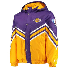 Load image into Gallery viewer, Starter Los Angeles Lakers Cotton Purple &amp; Gold Jacket
