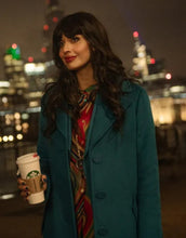 Load image into Gallery viewer, Jameela Jamil  2023 Love at First Sight Wool Trench Coat
