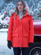 Load image into Gallery viewer, Marlie Collins Just Like A Christmas Movie 2023 Parka Hooded Jacket
