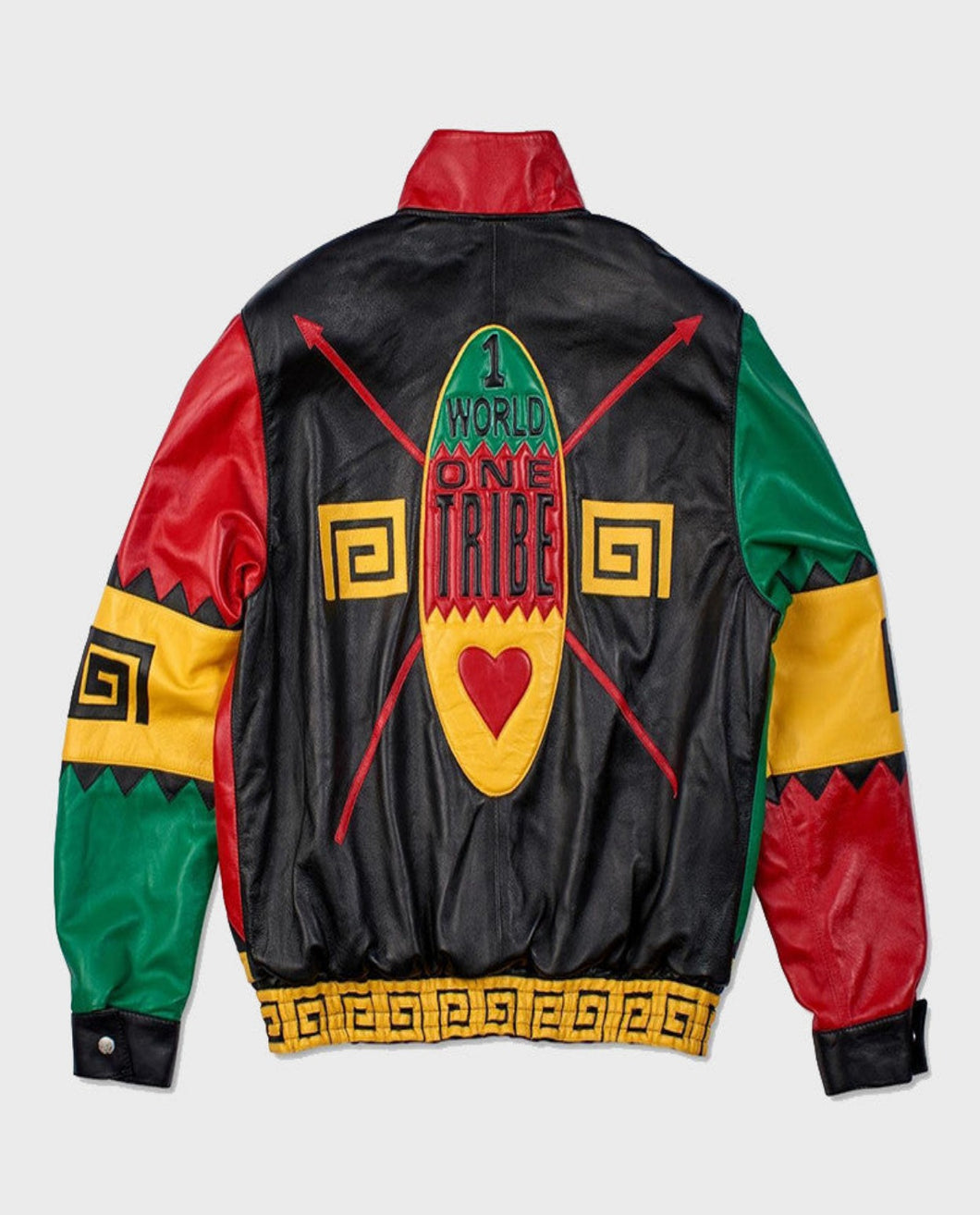 Martin Fitzgerald Lawrence Multicolored Leather Jacket