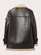 Load image into Gallery viewer, Mens Glamorous Brown Shearling Jacket
