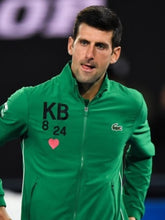 Load image into Gallery viewer, Green Fleece Novak Djokovic Kobe Bryant Jacket
