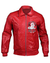 Load image into Gallery viewer, Pelle Pelle Soda Club Red Bomber Leather Jacket
