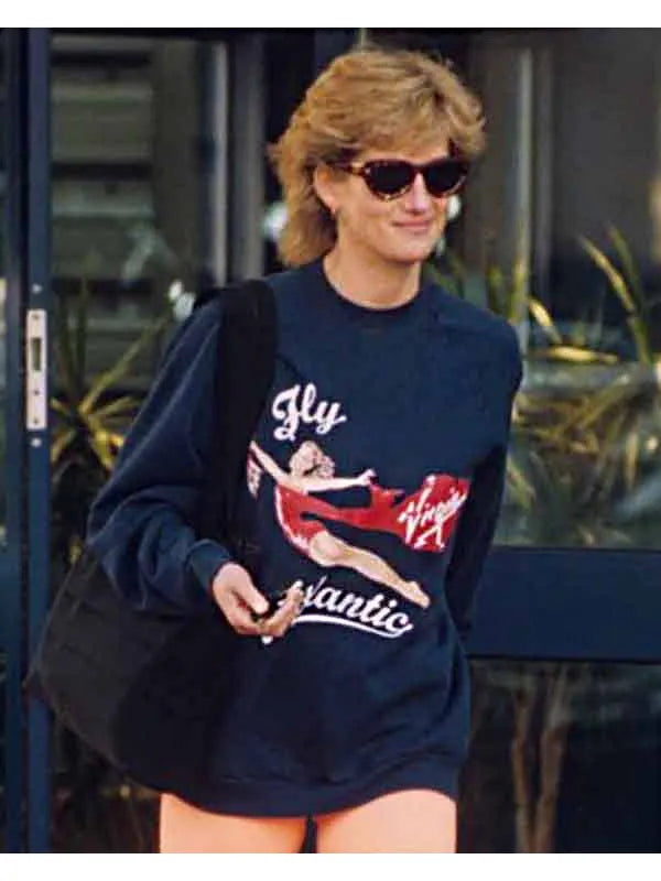 Princess Diana Fly Atlantic Blue Sweatshirt