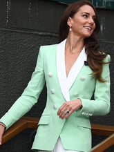 Load image into Gallery viewer, Princess Kate Wimbledon 2023 Mint Green Blazer
