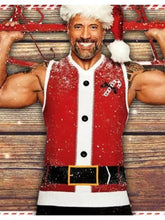 Load image into Gallery viewer, Red One Dwayne Johnson Christmas Vest
