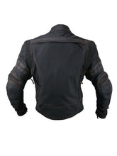 Load image into Gallery viewer, Mens Premium Street Motorcycle Leather Jacket
