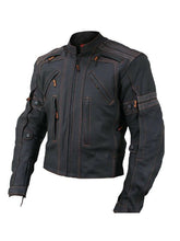 Load image into Gallery viewer, Mens Premium Street Motorcycle Leather Jacket
