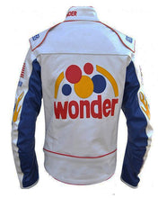 Load image into Gallery viewer, Talladega Nights Ricky Bobby Wonder Biker Leather Jacket
