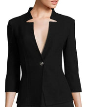 Load image into Gallery viewer, Yellowstone Beth Dutton Black Notch Neck Jacket
