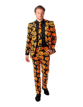 Load image into Gallery viewer, Halloween Pumpkin Printed Two Piece Suit
