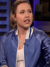 Load image into Gallery viewer, Taylor Tomlinson Conan Blue Bomber Jacket
