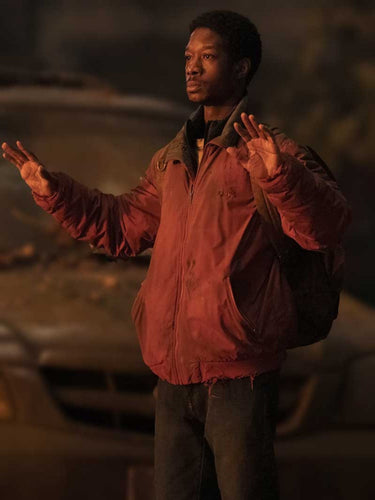 The Last of Us 2023 Lamar Johnson Red Jacket