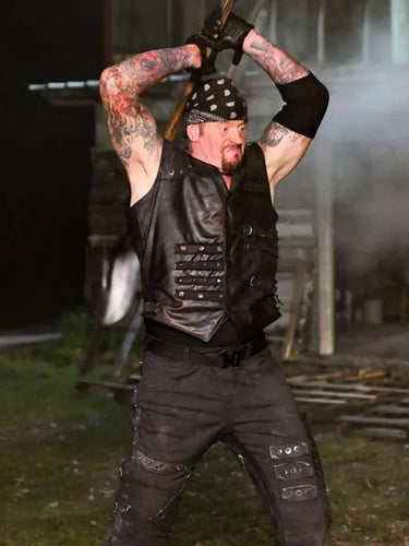 The Undertaker Boneyard Match Black Vest