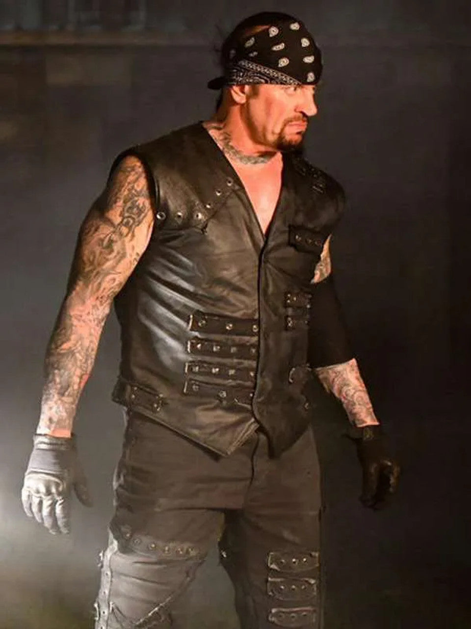 The Undertaker Boneyard Match Black Vest