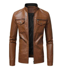 Load image into Gallery viewer, Men’s British Style Pure Leather Jacket
