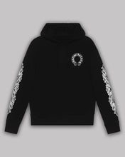 Load image into Gallery viewer, Unisex Chrome Hearts Black Floral Cross Hoodie
