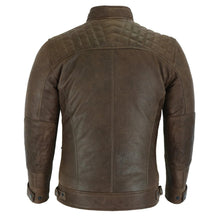 Load image into Gallery viewer, Men’s Black Quilted Legendary Cafe Racer Jacket
