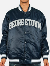 Load image into Gallery viewer, Men’s Blue Georgetown Bomber Jacket
