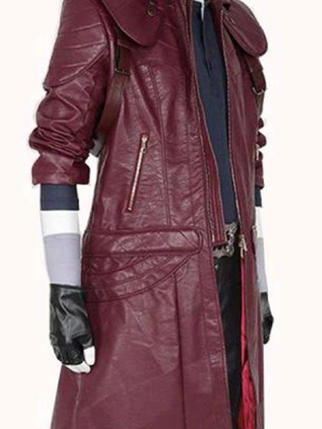 Devil May Cry 5 Dante Red Leather Coat