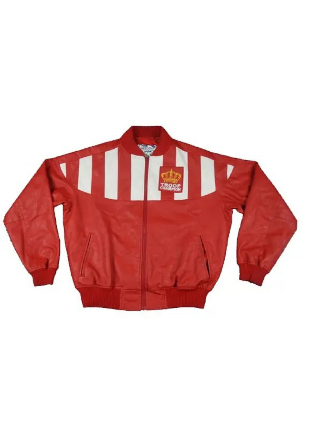 Troop Champion LL Cool J Leather Bomber Jacket