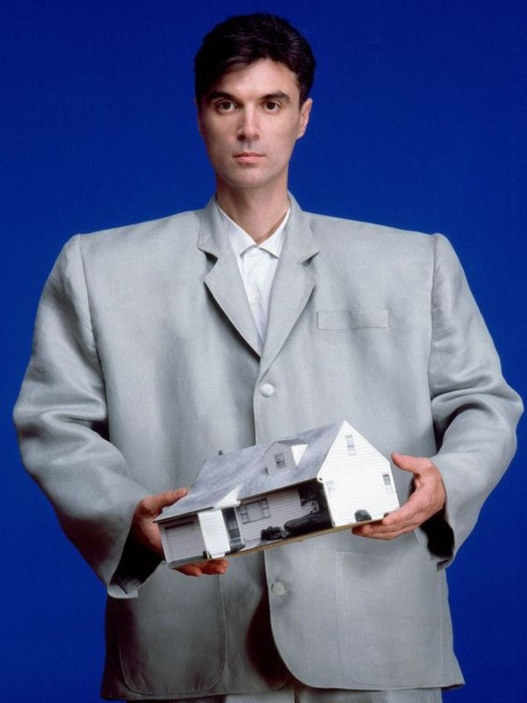 Stop Making Sense David Byrne Big Gray Cotton Suit