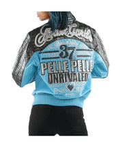 Load image into Gallery viewer, Pelle Pelle Avant Garde Turquoise 37 Years Strong Jacket
