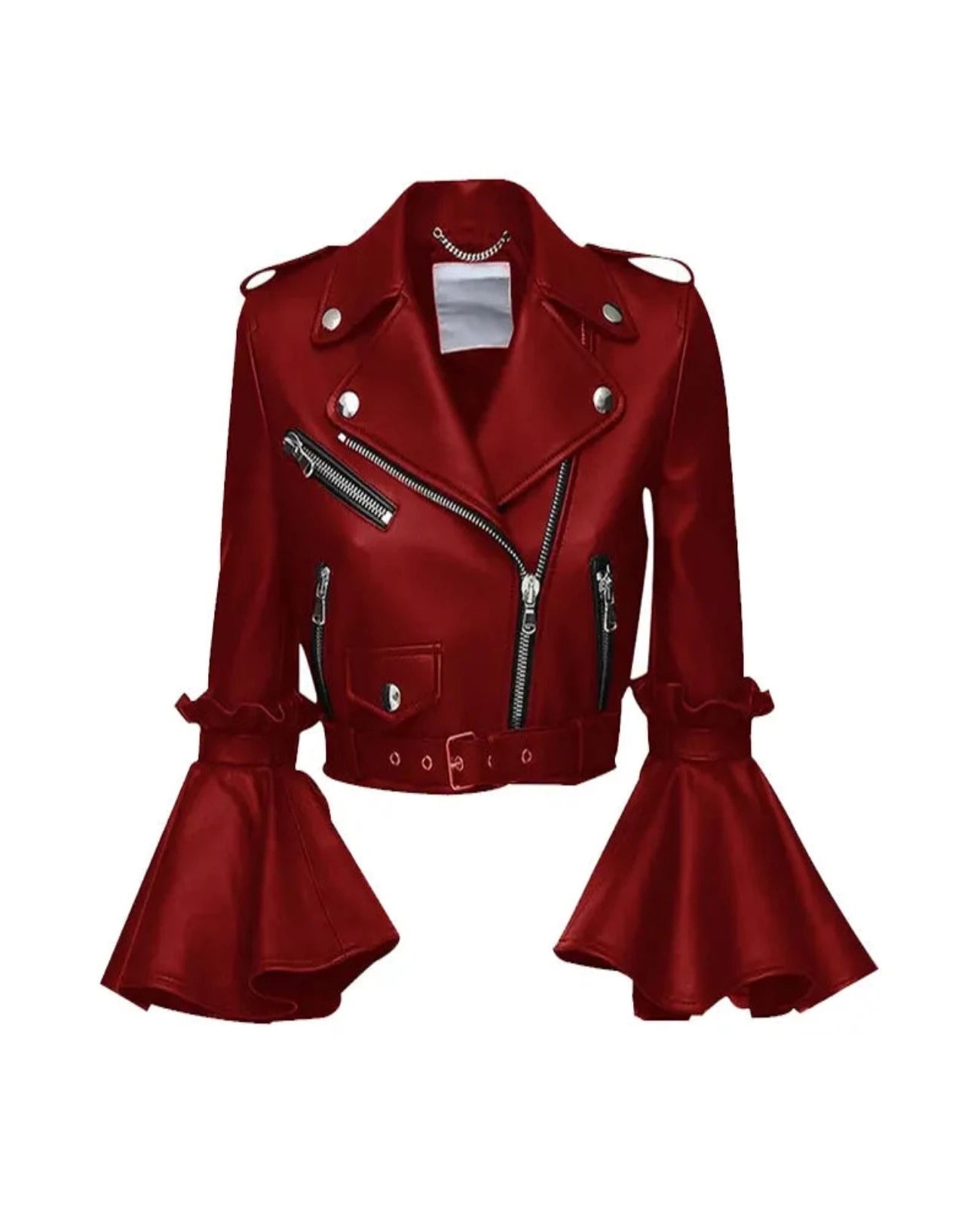 Womens Stylish Leather Cropped Jacket – boneshia