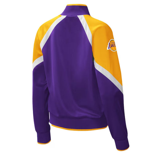 Women's Los Angeles Lakers Starter Purple Full-Zip Track Jacket