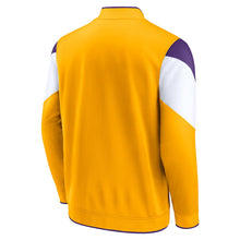 Load image into Gallery viewer, Mens Yellow &amp; Purple Fanatics Los Angeles Lakers Full-Zip Top Jacket
