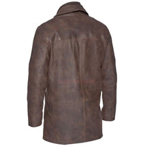 Load image into Gallery viewer, Mens Destino Brown Distressed Coat

