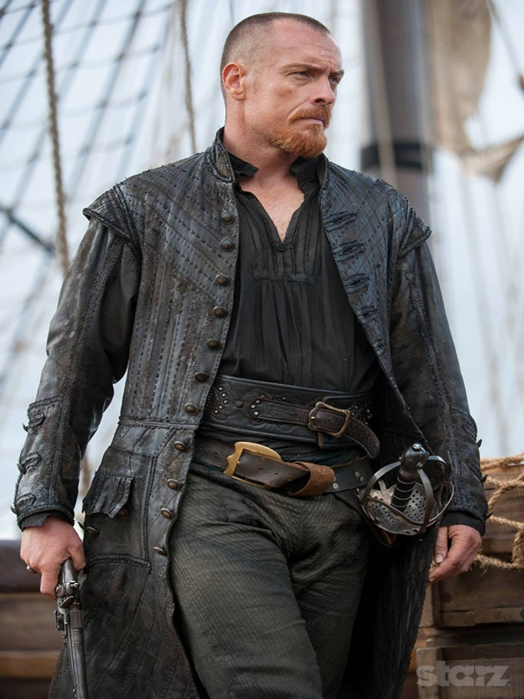 Pirate Captain Black Sails Season 3 Flint Long Coat