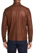 Load image into Gallery viewer, Mens Decent Brown Leather Jacket
