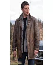 Load image into Gallery viewer, Dean Winchester Supernatural Brown Leather Coat
