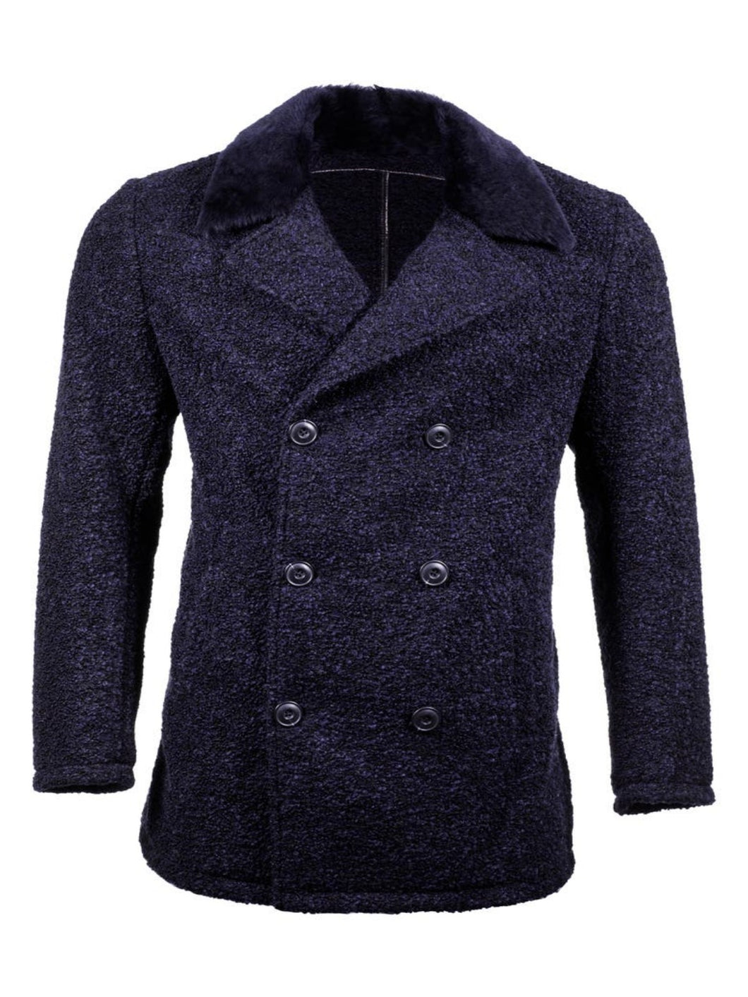 Mens Double Breasted Wool Jacket