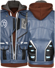 Load image into Gallery viewer, Halloween Carnival Blue Hooded Jacket
