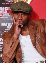 Load image into Gallery viewer, Flody Mayweather Brown Leather Blazer
