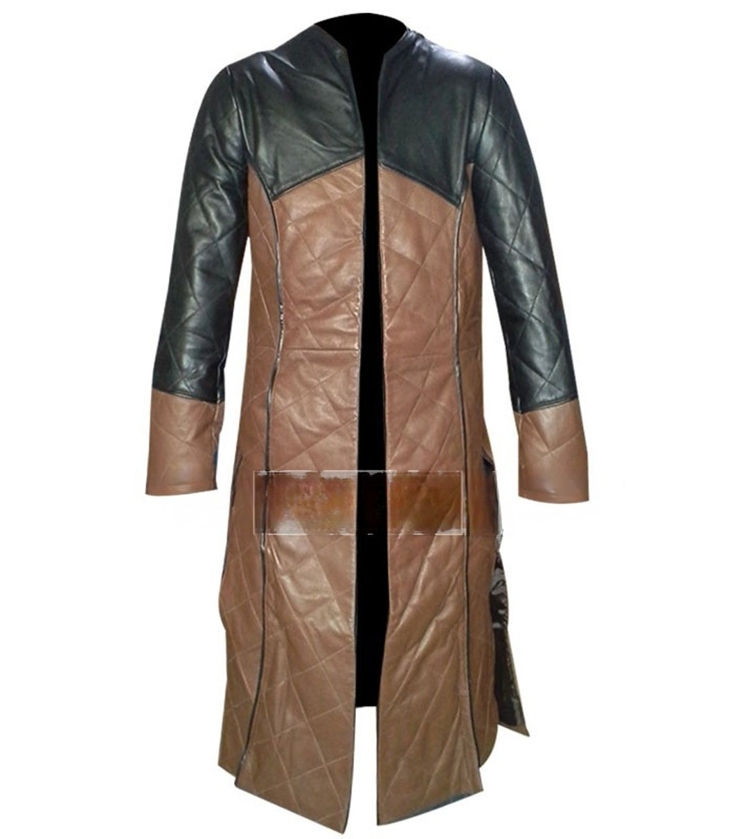 Sun Farscape Officer Aeryn Leather Coat