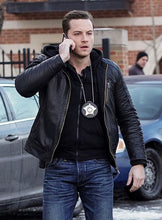 Load image into Gallery viewer, Jesse Lee Soffer Chicago P.D Black Leather Jacket

