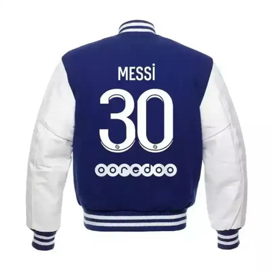 Lionel Messi No 30 Printed Football Club Jacket