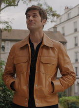 Load image into Gallery viewer, Emily In Paris Lucas Bravo Leather Jacket
