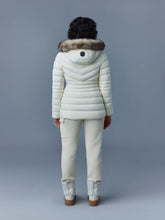Load image into Gallery viewer, Womens Decent Fur Shearling Cream Long Jacket
