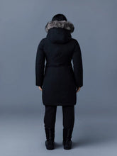 Load image into Gallery viewer, Womens Fitted Down Coat With Removable Bib
