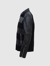 Load image into Gallery viewer, Men Party Wear Black Leather Jacket

