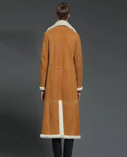 Load image into Gallery viewer, Mens Winter Windbreaker Brown Shearling Warm Coat

