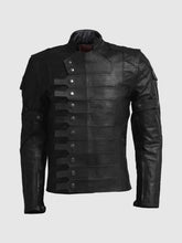 Load image into Gallery viewer, Men Classic MotorBike Black Leather Jacket
