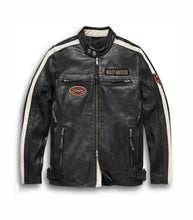 Load image into Gallery viewer, Harley Davidson Command Biker Leather Jacket
