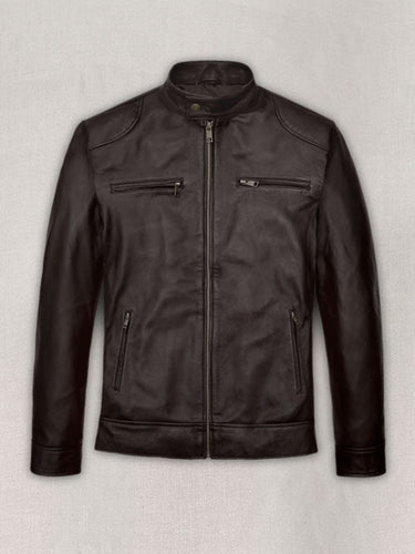 Micheal Jordan Brown Leather Jacket